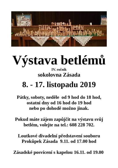 plakát - Výstava betlémů 