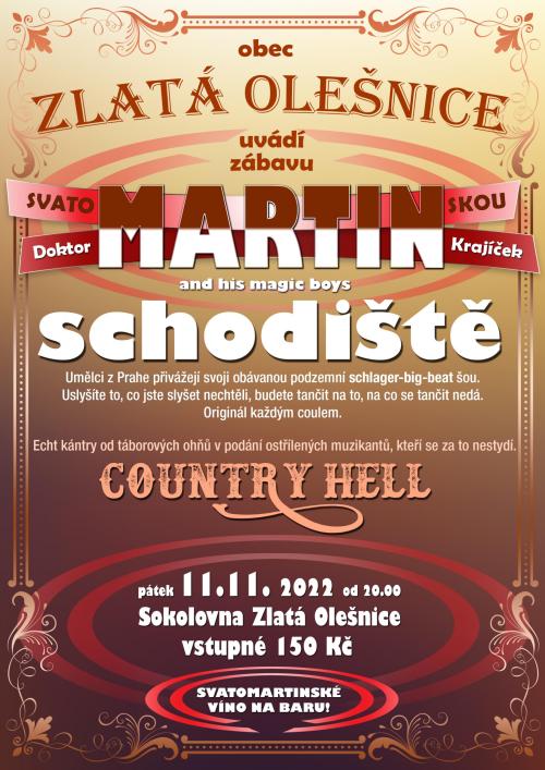 Zlatá Olešnice - SvatoMartinská zábava 1