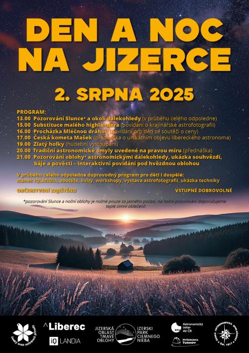 Astronomické pozorování v noci