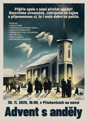 vánoční stromeček na návsi